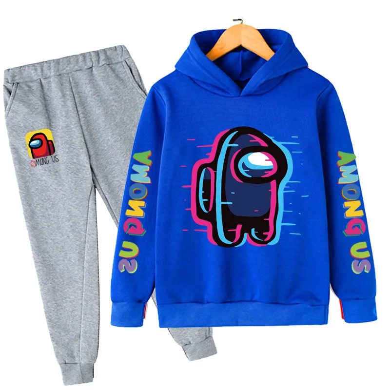 

Комплект одежды для маленьких мальчиков и девочек, детские милые костюмы из хлопка с капюшоном и штанами с мультяшным рисунком для видеоигр...