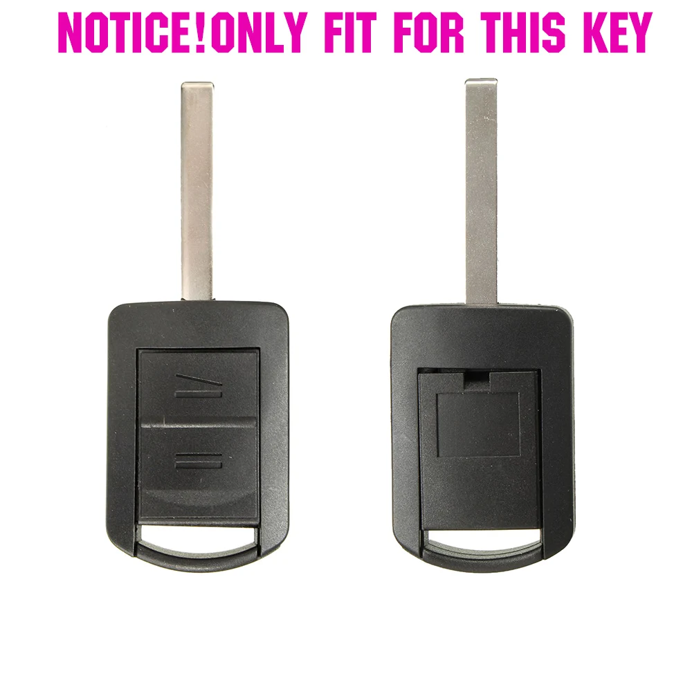 

Чехол для Opel / Vauxhall Agila Corsa C Combo Meriva Tigra 1999-2010, 2 кнопки, силиконовый чехол