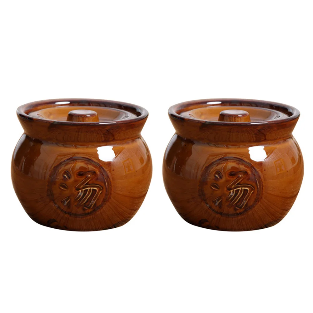 

Pot Ceramic Soup Bowl Stew Casserole Stock Cooking Cup Bowls Porcelain Steam Onion Clay Stewing Braiser Dish French Steaming