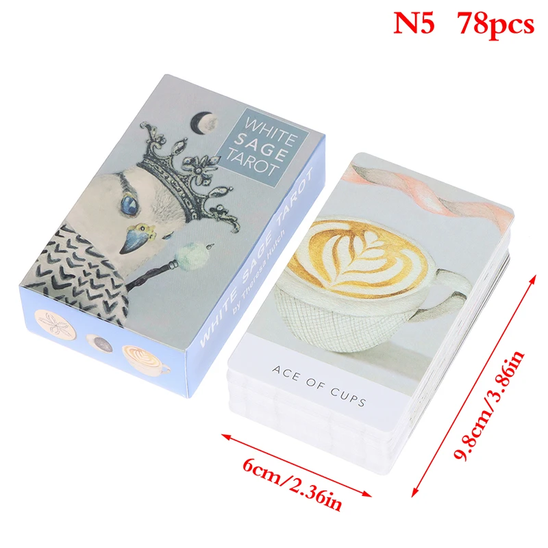 

36PCS-78pcs Fairy Tale Tarot Card Boost Self-confidence Board Game Cards Full English Divination Tarot Family Party Playing Card