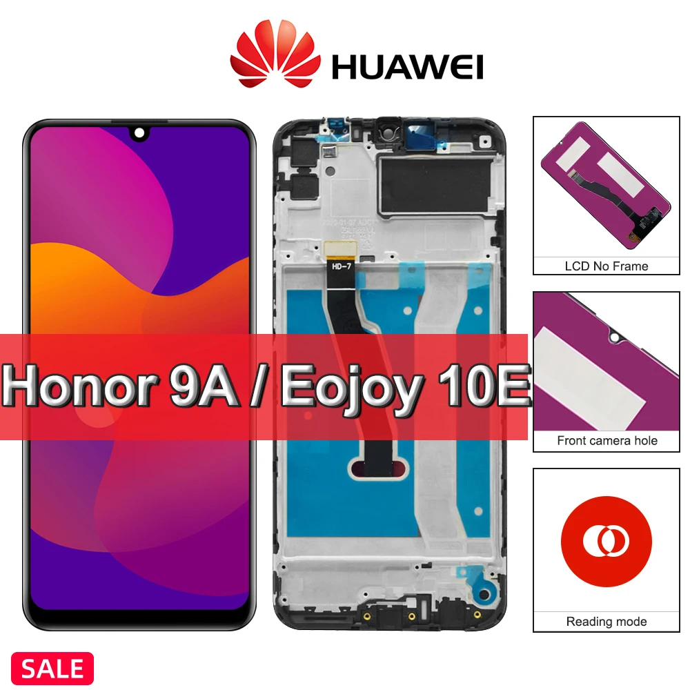 

6.3" Huawei Honor 9A LCD Display+Touch Screen Replacement On For Honor9A Y6P 2020 Enjoy 10E Display, For MOA-LX9N MED-LX9,LX9N