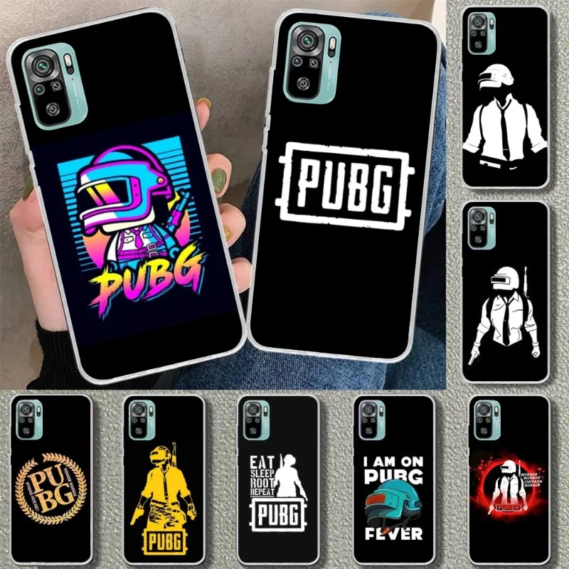 Чехол Pubg для телефона с популярной игрой Xiaomi 12 11T 10 9 Redmi Note 10S Pro 9A 8 прозрачный чехол
