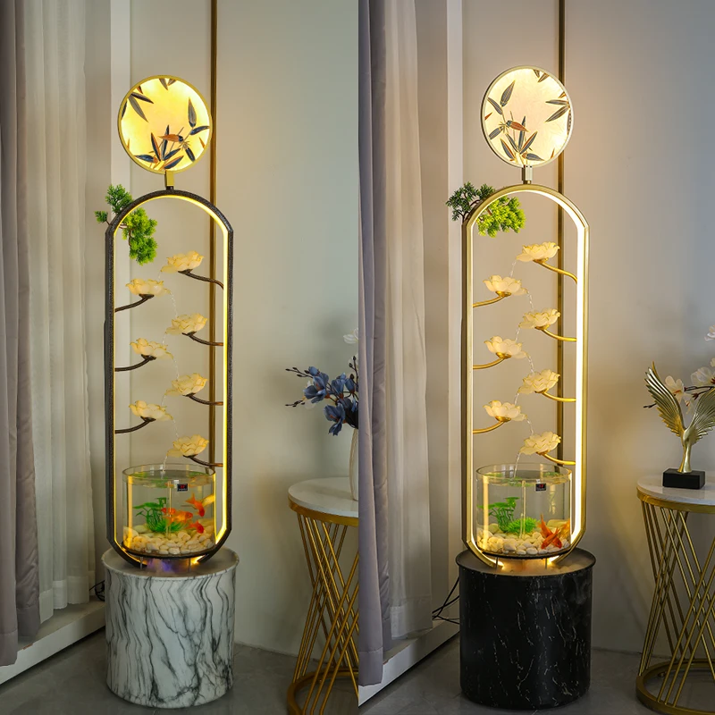 Большая емкость для рыб XK с циркулирующей водой роскошный современный напольный