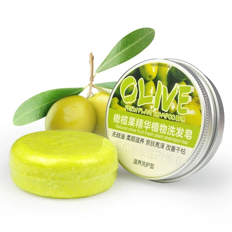 1PC Ginger Handmade Hair Growth Shampoo Soap Cold Processed Bar 100% Pure Plant Shampoos Care YC03