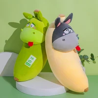 50cm internet celebrity eccentric anxious donkey doll banana pillow creative birthday gift to give boys plush toys cute pillows