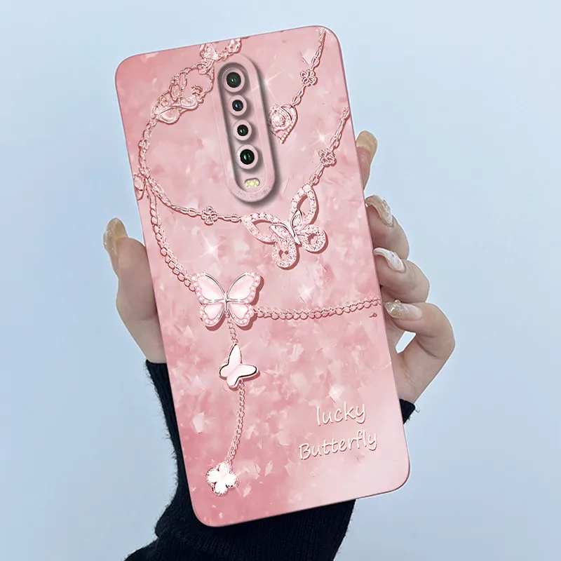 Фото Чехол для телефона Xiaomi Redmi K30 K30i 4G 5G Poco X2, модный простой мягкий жидкий силиконовый чехол, задняя крышка для RedmiK30 Fundas №4