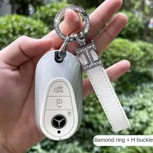 

Full Cover Soft TPU Car Key Cover Shell For Mercedes Benz C Class 2022 s480 S400L S450 S500L C206L fashion protective cover