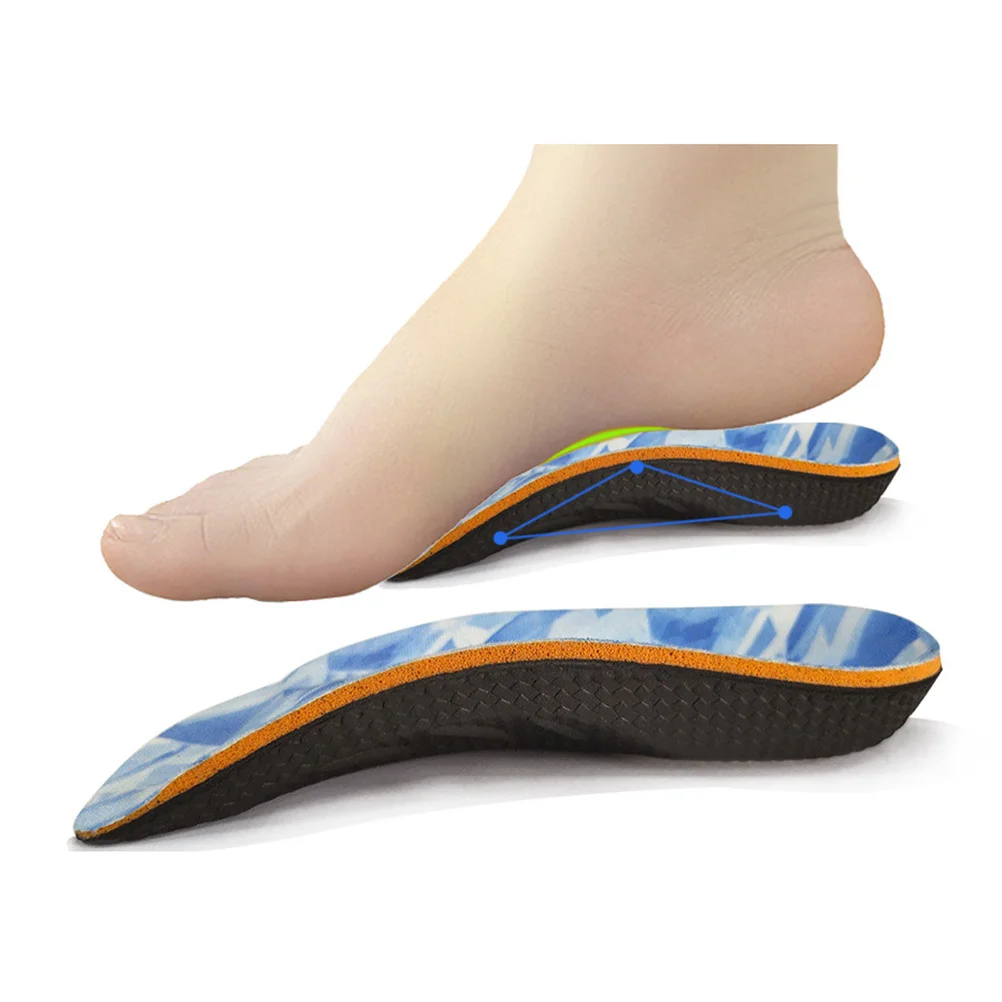 

1 Pair Arch Correction Insole Flatfoot Insole Invisibility Non-slip Thickened Half Mat Arch Cushioning Pads Flatfoot Corrector