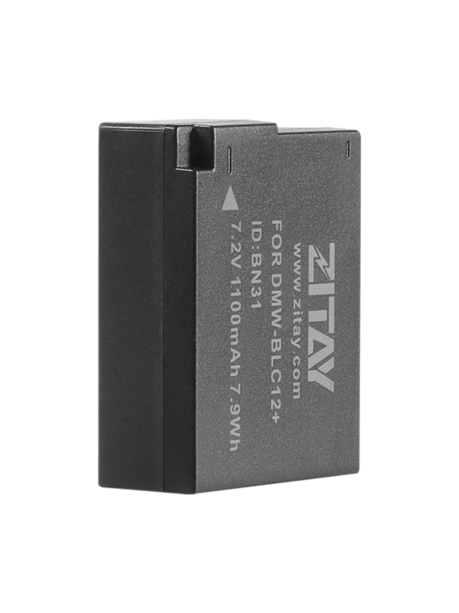 Аккумулятор для камеры Zitay DMW-BLC12 Panasonic DMW-GH2 G95D G95 FZ200 FZ300 FZ1000 G5 G6 G7 GX8 1100 мАч