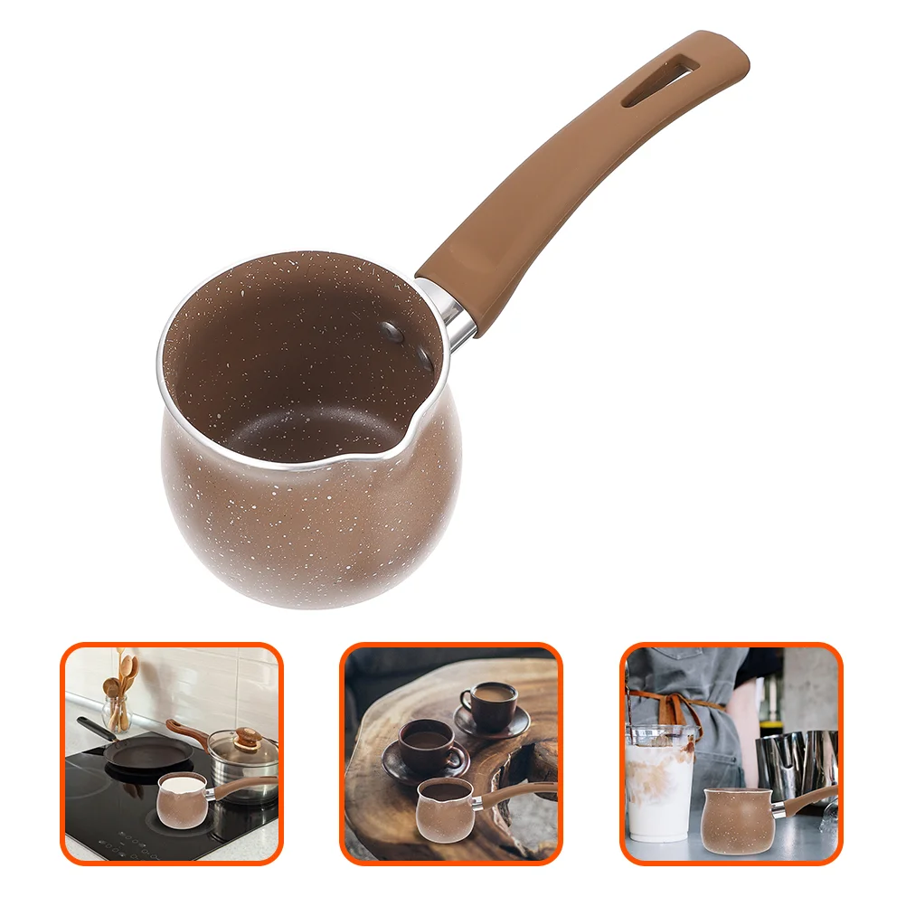 

Pot Warmercup Butter Coffee Pan Espresso Meltingsaucepan Pitcher Sauce Turkish Cooking Frotherchocolatebaby Cheese Pouring Stick