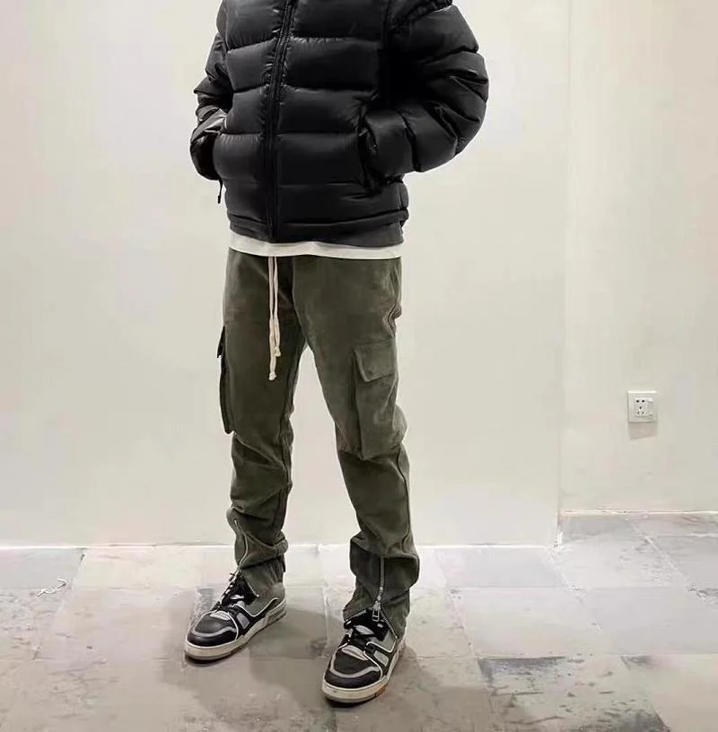 

Брюки-карго на молнии, 100% хлопок, европейские размеры