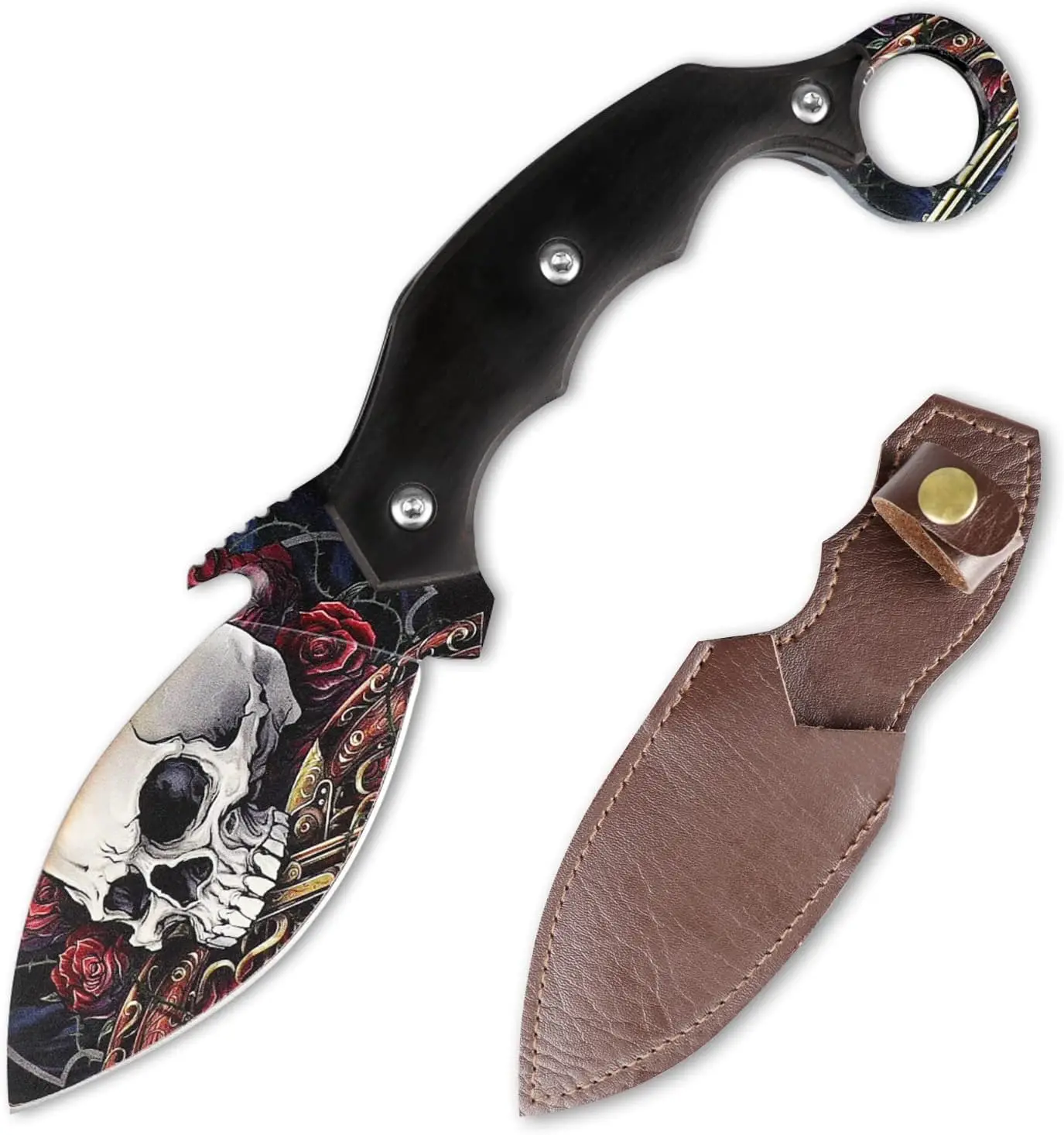 

FOX Tactical Knife Bushcraft FX-637OLPARONG Karambit Knifes for Military Survival Combat Self Defense EDC Blade Hand Tools