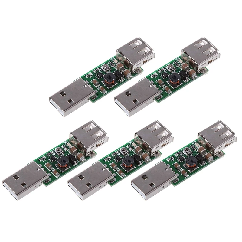 

5 шт., USB-адаптер 5 в 6-15 в DC