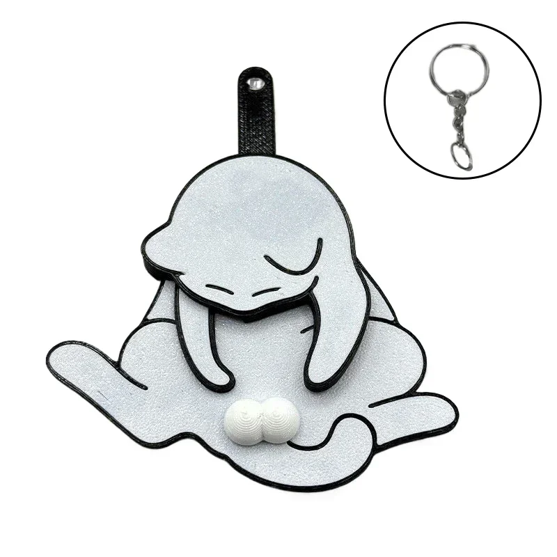 

Rotating Cat Keychain MOONBIFFY