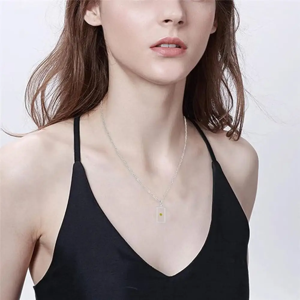 Христианский подарок ожерелье из семян горчицы серебряный цвет кулон