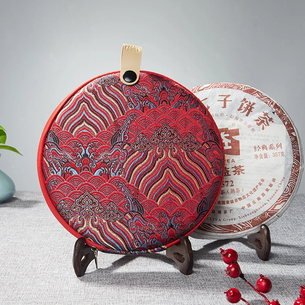 Сумка для хранения чайного торта контейнер кирпича чехол из пуэра тканевых