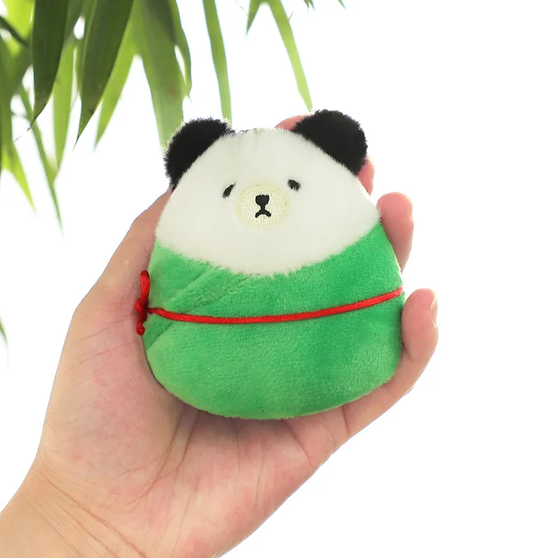 Новинка дракон лодка фестиваль Zongzi панда искусственные украшения модный брелок