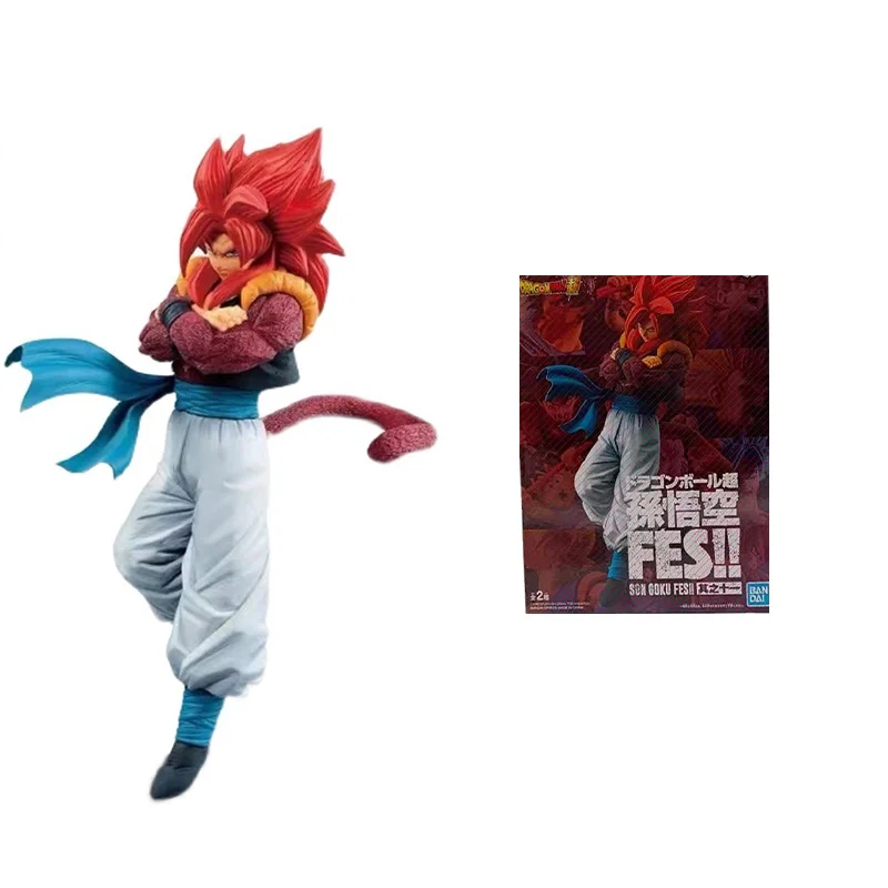 

Bandai Genuine Dragon Ball Anime Figure Son Goku FES Action Figure Toys for Boys Girls Kids Christmas Gift Collectible Model