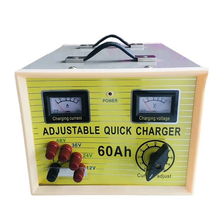 

Adjustment Lead Acid AGM GEL 60 Amp 12 Volt Fast Charge Ac To Dc Car Battery Charger 12V 24V 36V 48V 60A Charger