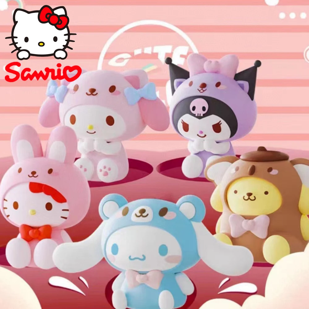 

Фигурка Hello Kitty Sanrio 4 см, Мелоди аниме, милая Мелодия куроми, экшн-коллекционные материалы, подарок для детей