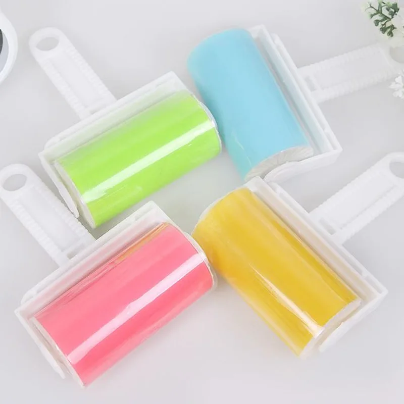 

Washable Clothes Hair Sticky Roller Reusable Portable Home Clean Pet Hair Remover Sticky Roller Carpet Bed Sofa Dust Collector
