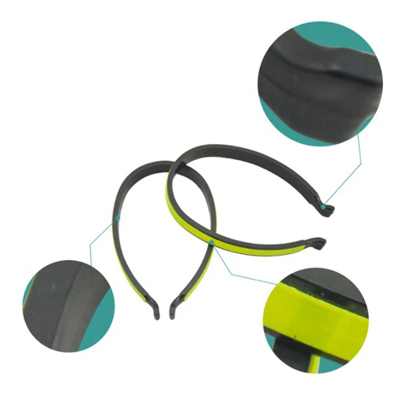 

1Pair Reflective Trouser Clips Safety Strips Outdoor Cycling Ankle Leg Hi-Viz Bike High Visibility Bicycle Pants Clip Equipment