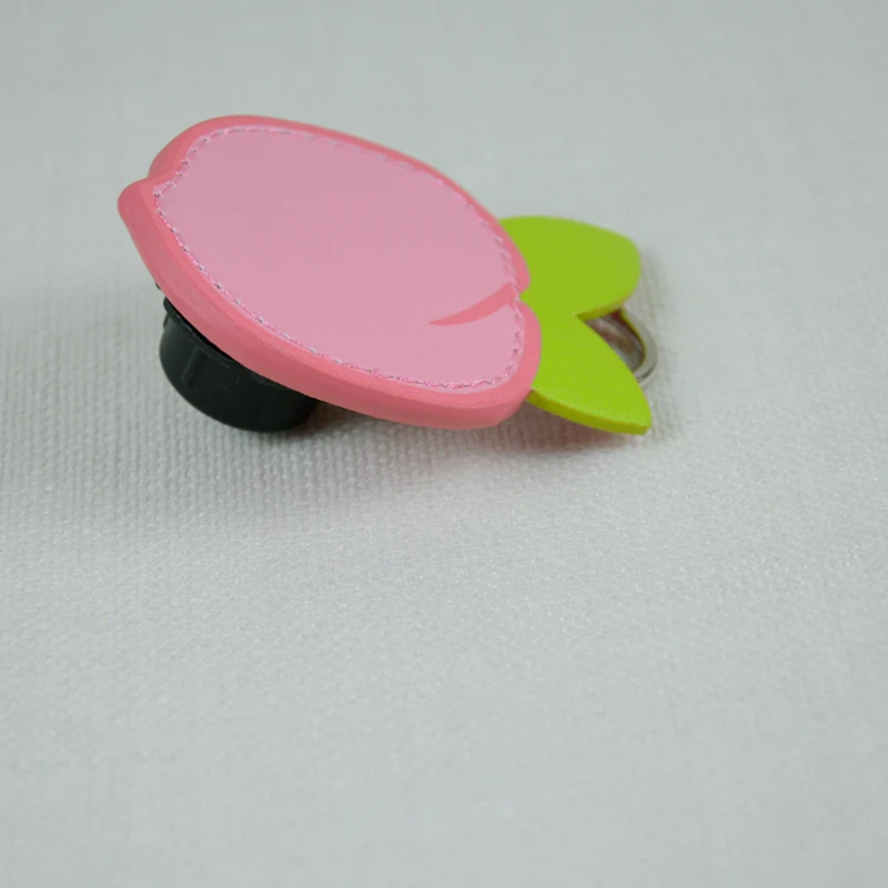 New  2 Pair 4 Pc Cartoon Fruit Shape Tears Drops End for Obag PU  Handles Attachment for O bag pattern Women Handbag