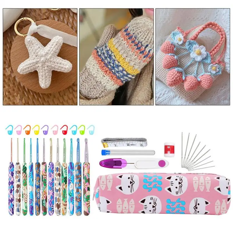 Иглы для вязания крючком пряжи Нержавеющие крючки из нержавеющей стали Носки