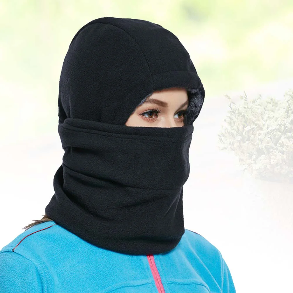 

Hat Winter Women Balaclava Beanie Cap Men Outdoor Fleece Warmer Liners Warmers Neck Knitted Ski Lining Sports Mask Face Cold