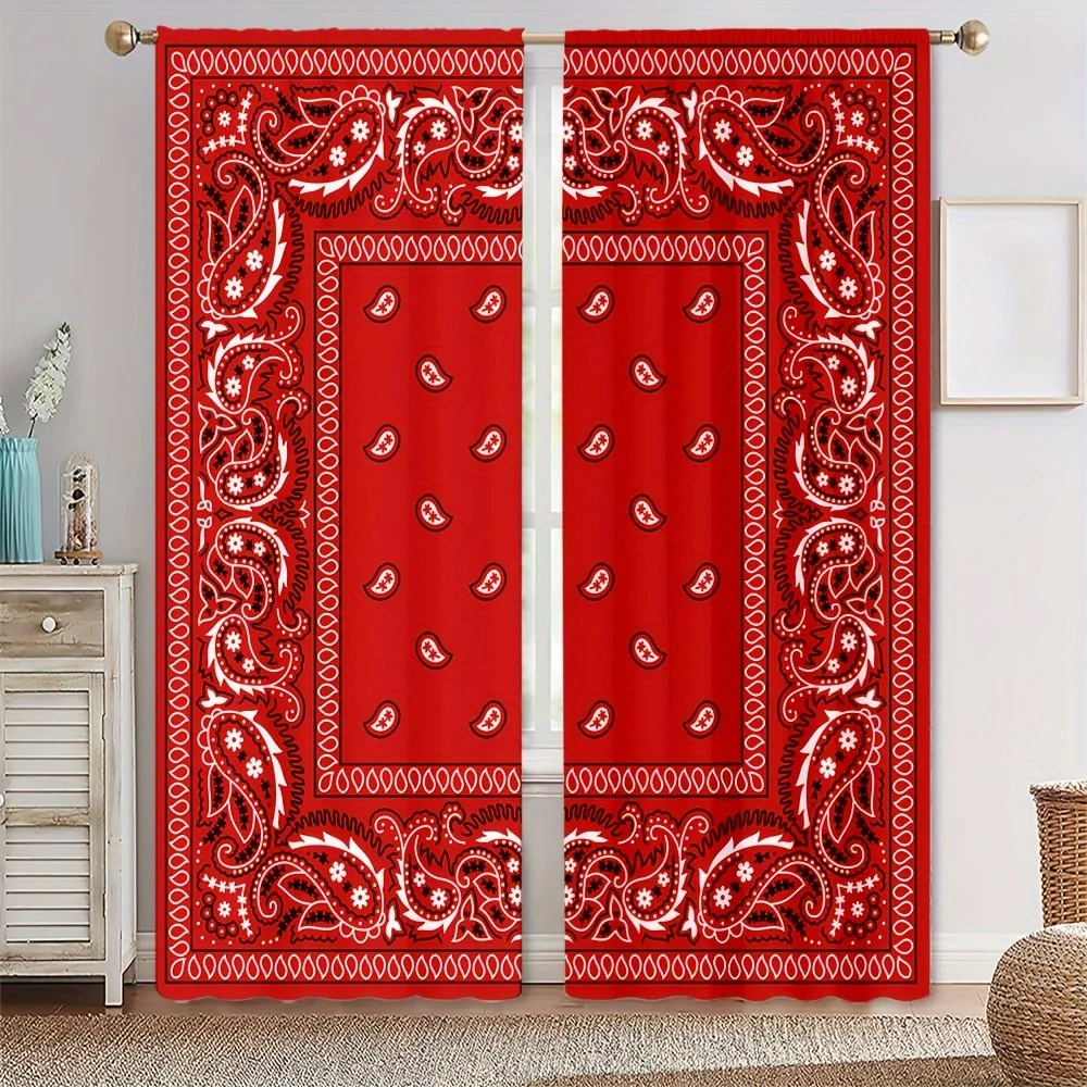 2 шт. карманные занавески с мандалой для спальни гостиной
