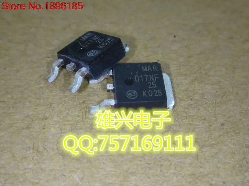 

5Pcs STD17NF25 D17NF25 TO-252 new