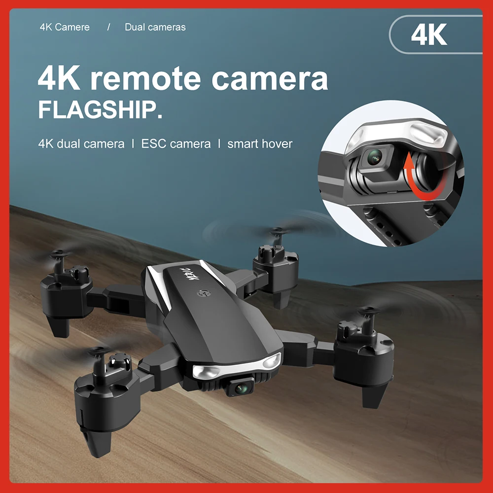 

Квадрокоптер Радиоуправляемый S90, 4K, Wi-Fi, FPV