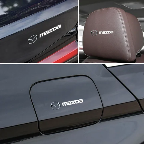 Автомобильная наклейка на дверь с логотипом, украшение «сделай сам», интерьер автомобиля для Mazda 3 6 323 626 RX8 CX5 CX3 CX9 CX8 Miata MX5 Yaris TK78-66-9U0C