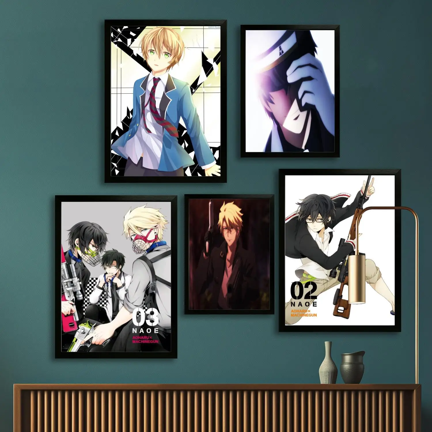 aoharu x kikanjuu холст художественный постер и настенная картина с принтом современные