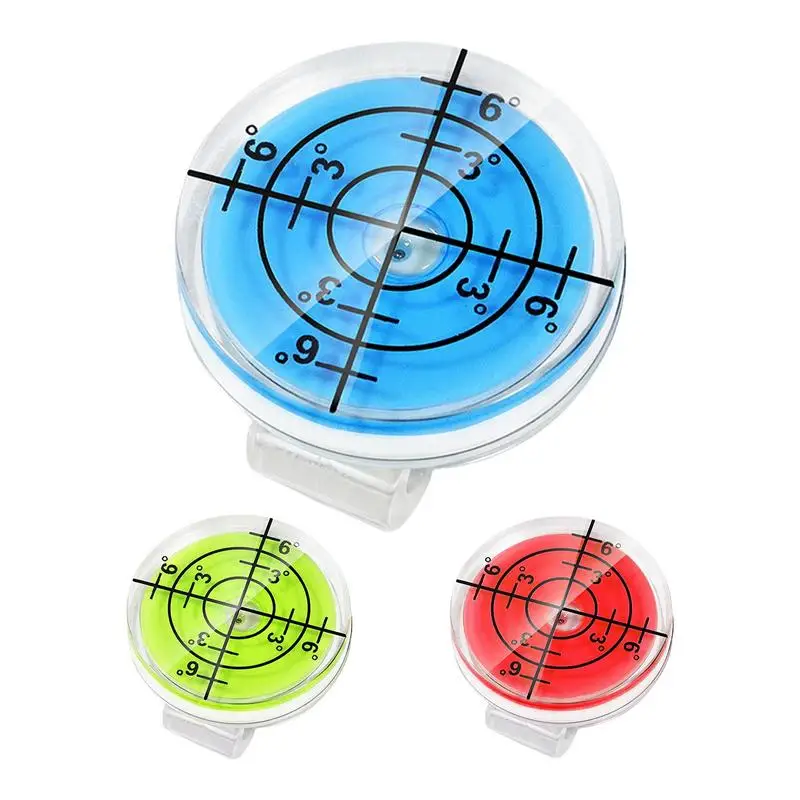 

1pc Golf Slope Putting Level Reading Ball Marker & Hat Clip Outdoor Golfing Sports Training Tool - 3 Colors, Gift For Golfers