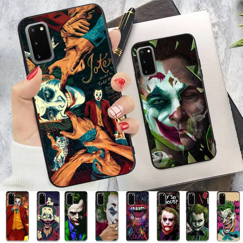 

MINISO Joke Man Phone Case for Samsung S10 21 20 9 8 plus lite S20 UlTRA 7edge