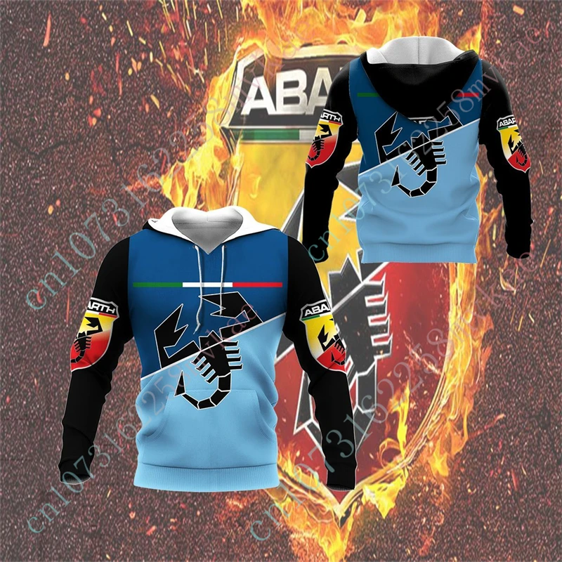 

Abarth Unisex Sweatshirt Top Casual 3D Printing Oversize Hoodie Anime Men's Clothing Harajuku Zip Hoodies Essentials Streetwear