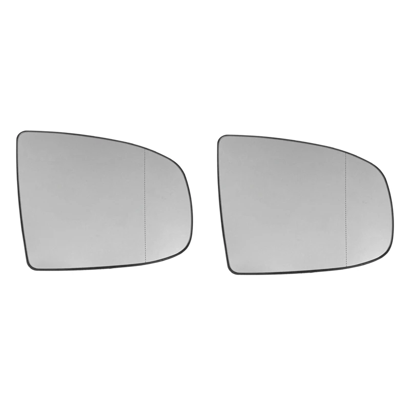 

2X Right Side Rear View Mirror Side Mirror Glass Heated + Adjustment For BMW X5 E70 2007-2013 X6 E71 E72 2008-2014