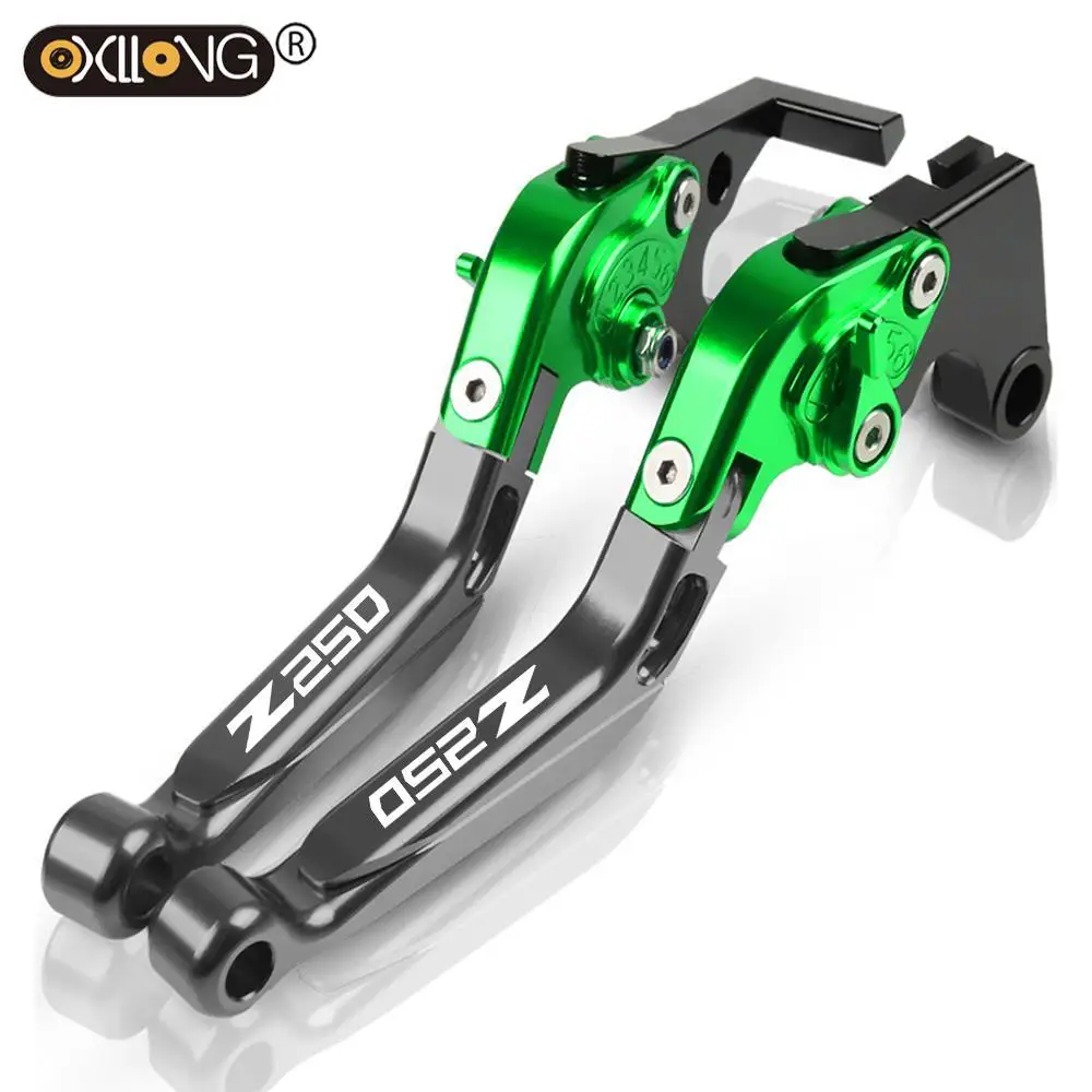 

Motorcycle CNC Adjustable Brake Clutch Levers Z250 For Kawasaki Z250 2008 2009 2010 2011 2012 2013 2014 2015 2016 2017 2018 2019