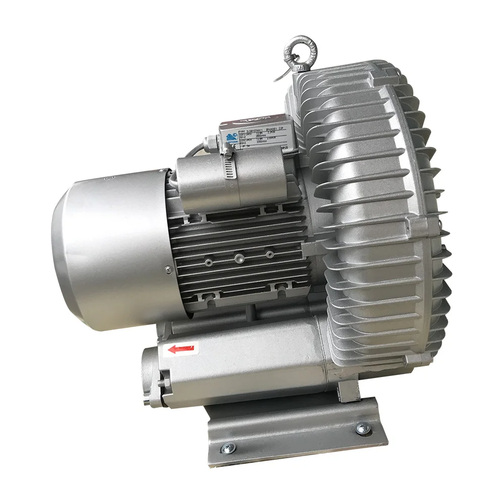 

2.2kw side channel air compressor vacuum pump single phase electric high pressure air ring blower 3hp