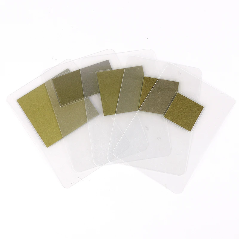 

1PCS Yellow Magnetic Field Viewing Film Card Magnet Detector Patte 25/30/40/50mm Detector Pattern Display