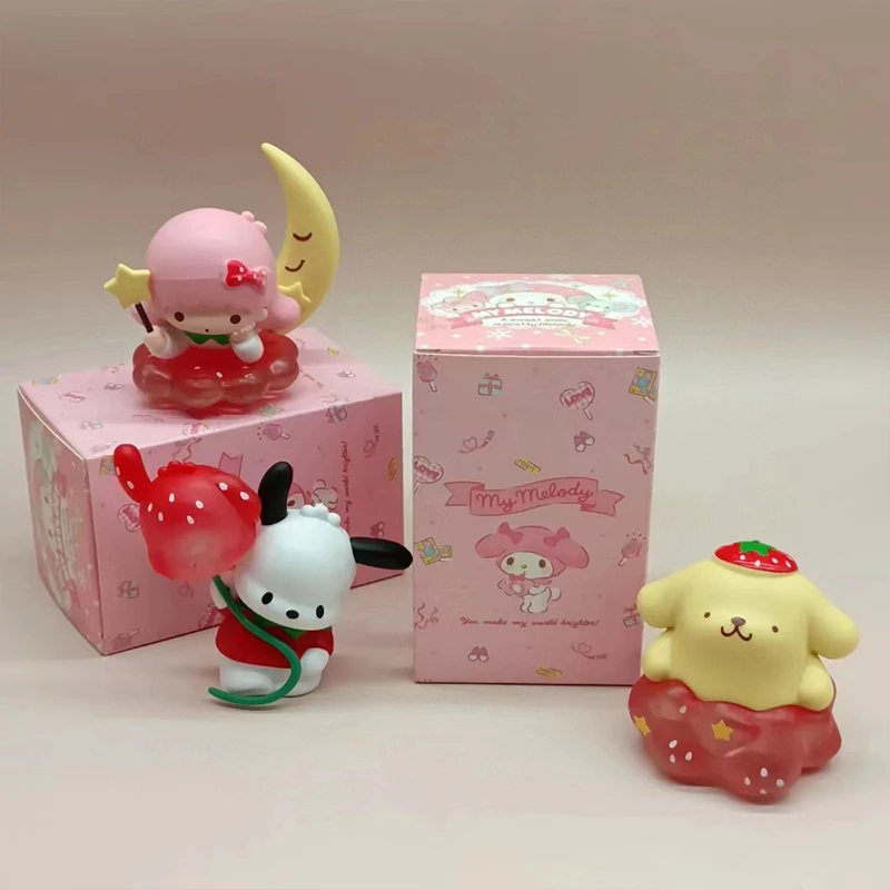 Новая модель мультяшной куклы Sanrio клубника милая серия рая искусственная