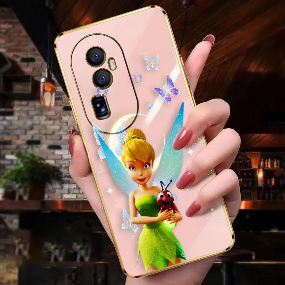 Гладкий Чехол E-TPU чехол для телефона OPPO RENO 2F 4 5 6 6Z 7 7Z 8 8T 10 PRO PLUS 4G 5G FIND LITE Case Funda D-Disney