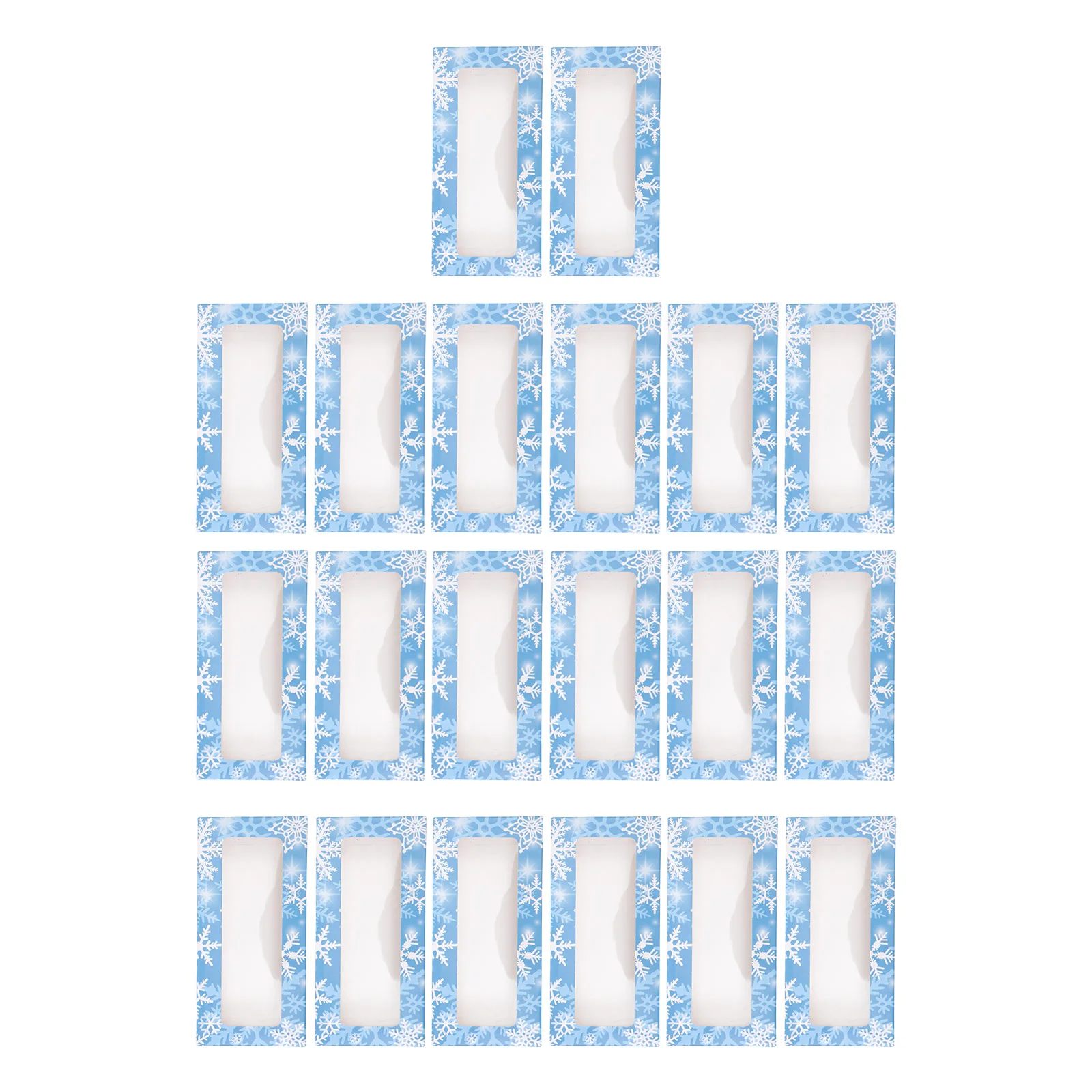

Eyelash Box False Lash Packaging Eyelashes Case Storage Christmas Holder Boxes Tray Fake Empty Lashes Snowflake Organizer Cases