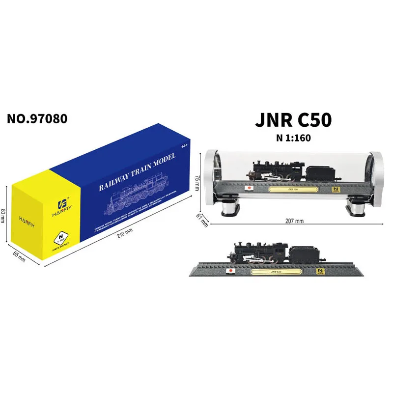 Фото Модель паровоза JNR C50 N-типа в масштабе 1:160, высокоскоростной поезд Shinkansen серии 700, имитационная модель из сплава, статическая демонстрационная модель, подарок №1
