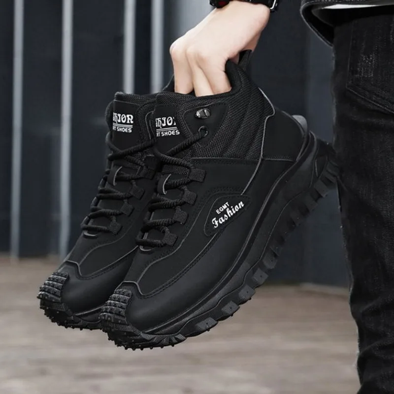 Мужская обувь уличная походная с высоким берцем для мужчин удобные