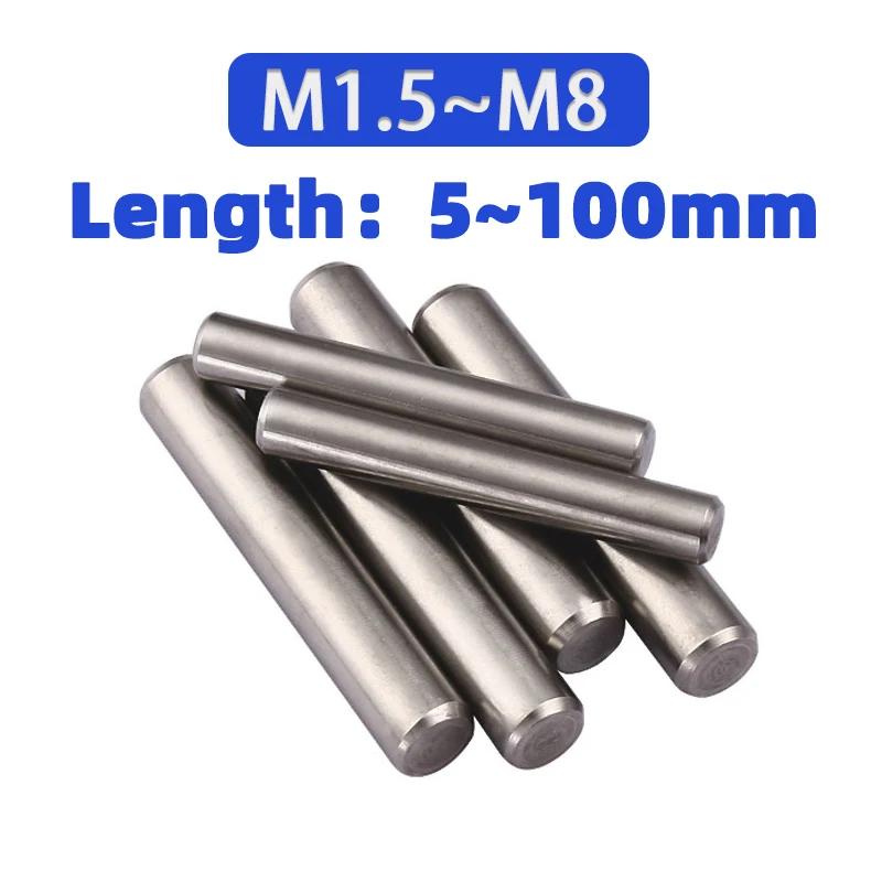 

M1.5 M2 M2.5 M3 M4 M5 M6 M8 Cylindrical Pin Locating Dowel 304 Stainless Steel
