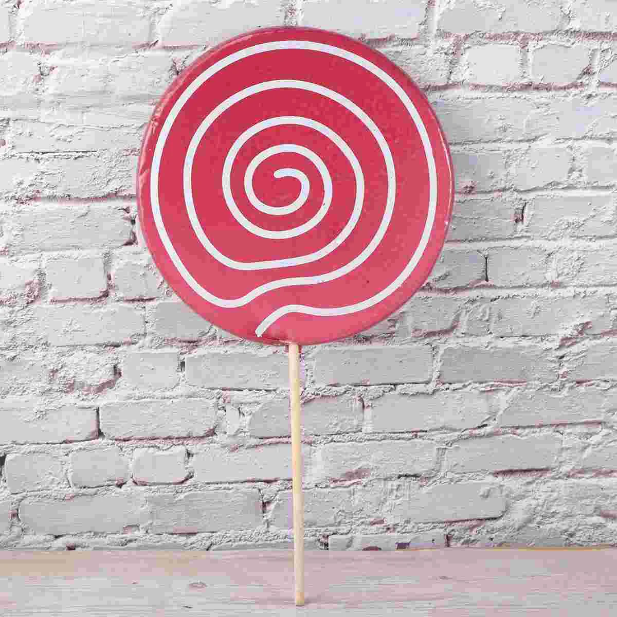 

Lollipop Candy Props Christmas Fake Ornaments Photo Prop Kids Decorationsphotography Simulation Lollipops Decoration Photot
