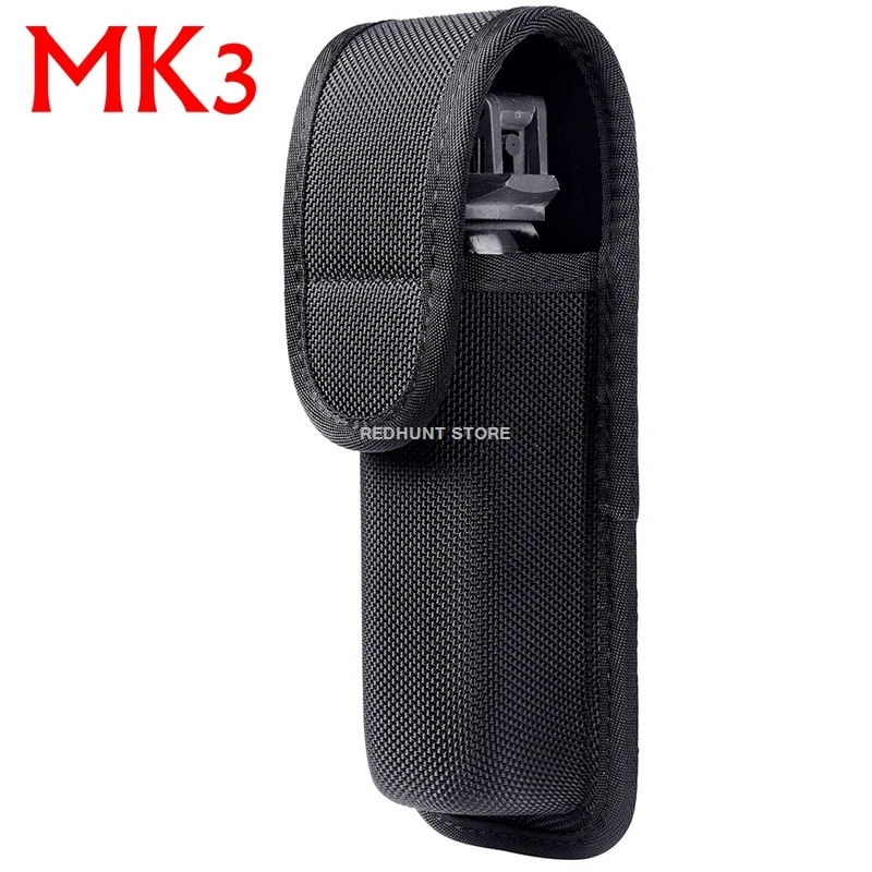 Тактический чехол для фонарика черного цвета