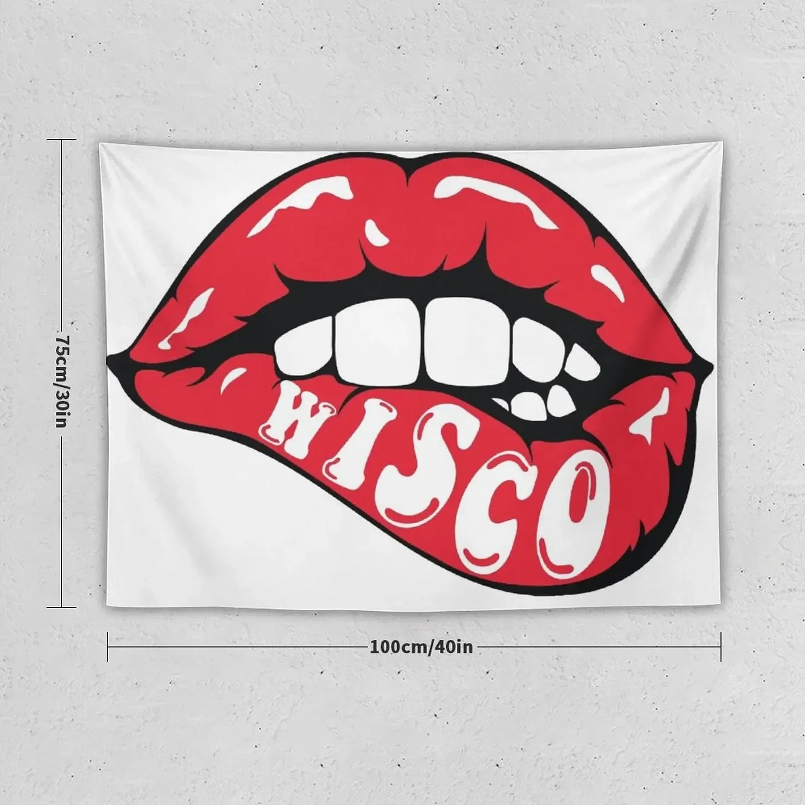 Wisco гобелен в виде губ Декор для дома декор стен